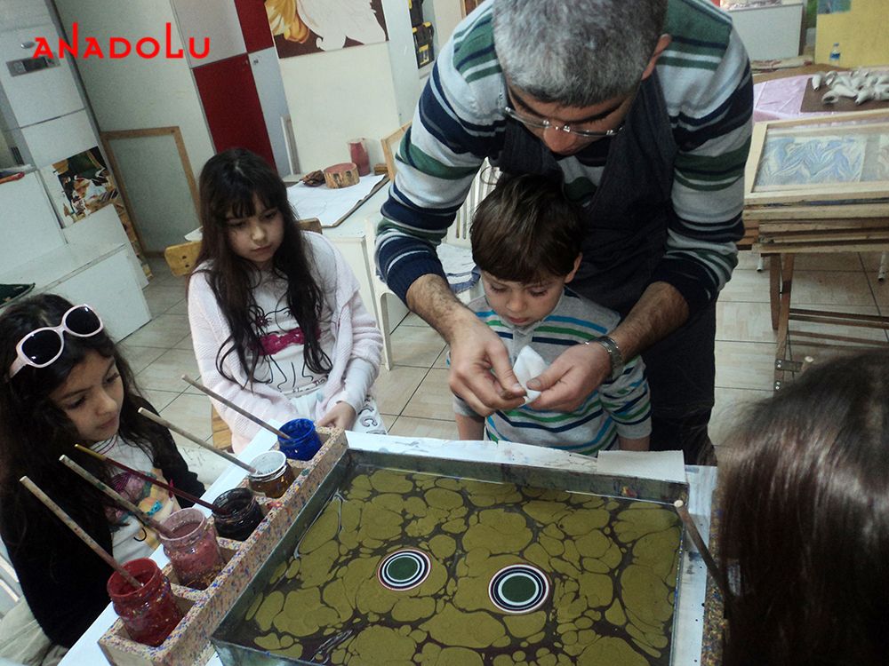Çocuklar İçin Ebru Atölyeleri İstanbul