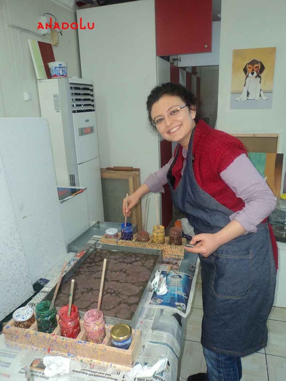 Yetişkinlerle Ebru Kursları İstanbul