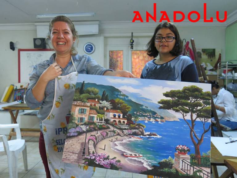 Yağlı boya Manzara Çalışan Hobi Grupları İstanbul
