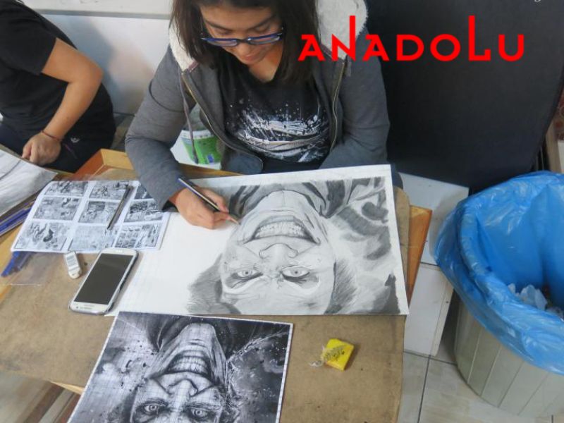 Karakalem Potre Çalışması İstanbul