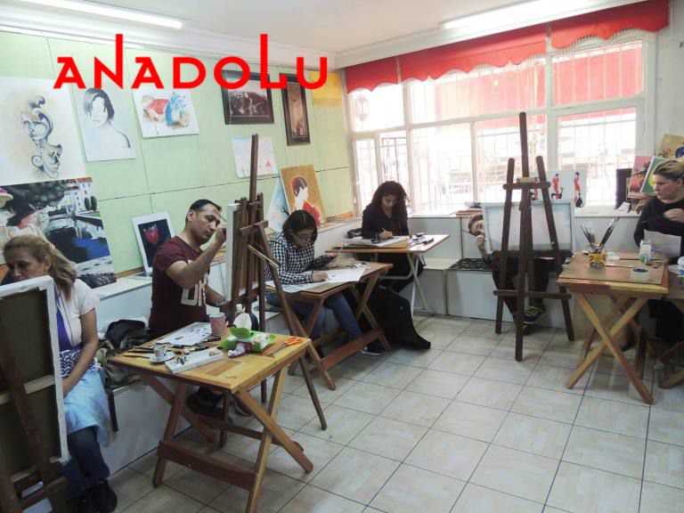 Hobi Grupları Yağlıboya Çalışması İstanbul