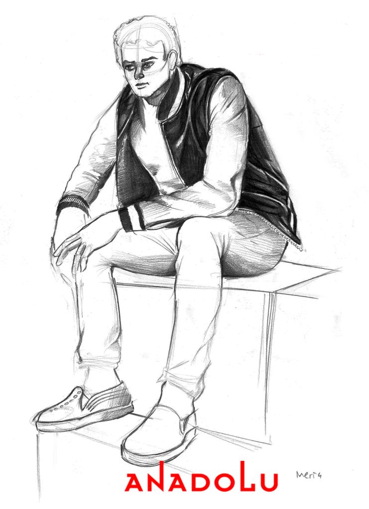 Karakalem İnsan Model Çalışması İstanbul