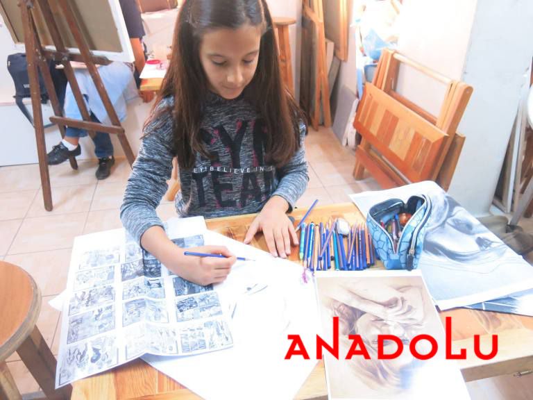 Çocuk Grupları Karakalem Potre Çizimleri İstanbul